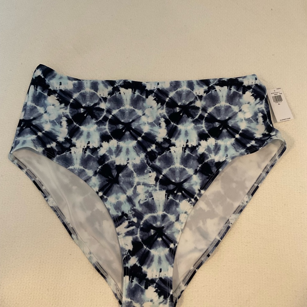 High rise swimsuit bottom